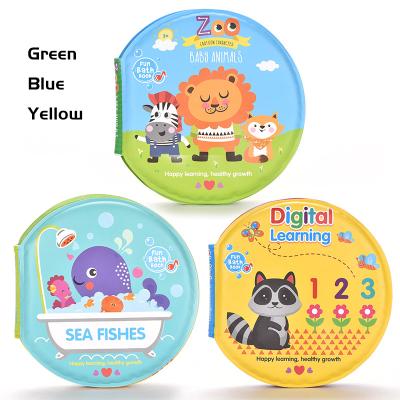 China Safe and healthy products. 2021 BSCI Labor Inspection Hot Selling EVA Baby Bath Book For Educational Toys Cheap Printing Soft Plastic Waterproof Babies for sale