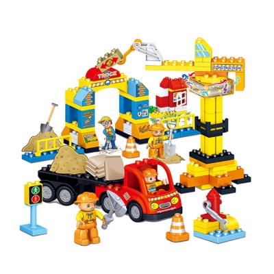 China Safe and healthy products. BSCI 131 Labor Labor Inspection Education Children's Building Blocks Fun City Building Building Block Toys for sale