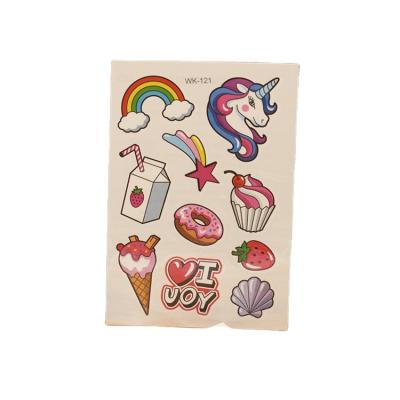 China Temporary Recall Colorful Animals Tattoo Sticker Face Hand Beautiful Body Art Fake Tatoo for sale