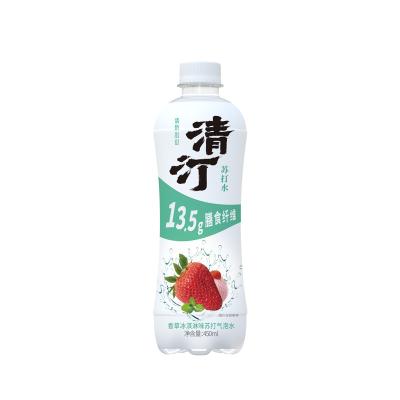 China Wholesale Best Selling Natural China Soda 450 Ml Fat Calorie Zero Zero Sucrose Strawberry Soda Null Bubble Water for sale