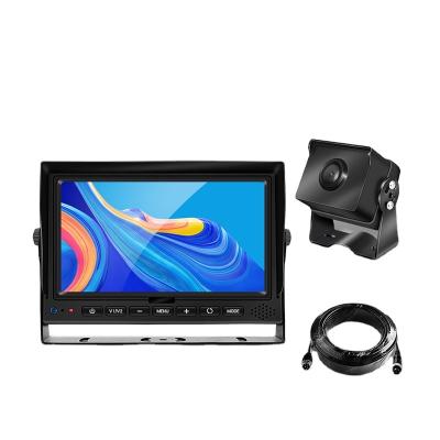 China 7 Inch Waterproof Car Reversing 4 6 CH LCD AHD 2 Screen For Bus Truck 12V Heavy Duty Rear View Screen 24V Truck Vehicle Two Cameras for sale