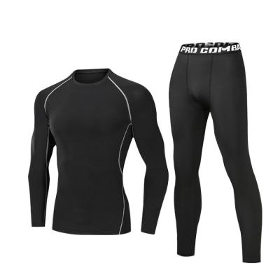 China Men's Breathable Sports Suits High Quality Gym Suits Fits Custom Made Fitness Shirts For Men for sale