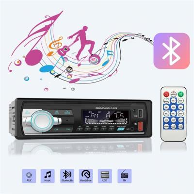 China BT AUX wireless card. 1Din Car MP3 Player USB Stereo Radio Remote Control Stereo Music Player for sale