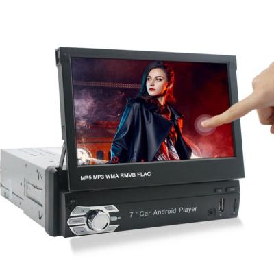 China Car Telescopic DVD Player 7 Inch Touch Screen Speaker Audio Radio GPS Android for sale