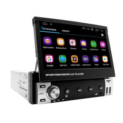 China GPS 7 Inch Car Dvd Player Stereo Din GPS Audio Telescopic Single Reversing Image Wifi BT for sale