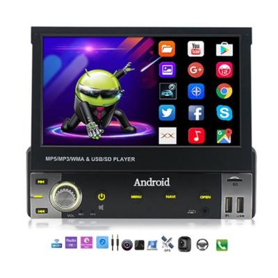 China GPS Car Radio Android Stereo Telescopic Touch Screen Show Hud DVD Player Recorder for sale