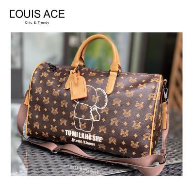 China Fashionable Duffel Bag Cartoon SUIT CÆ Printing Tote Bag Leisure Design Unisex Travel Bag for sale