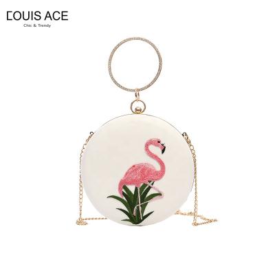 China Fashion/retro classic 2021 fashion embroidery handbag new luxury/simple trend handbag and simple banquet bag for sale