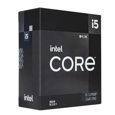 China Desktop Intel Core i5-12490F 12-Thread Workstation Processor 6 Cores LGA1700 Support Intel 600 /700 Series Motherboard Intel i5-12th CPU for sale