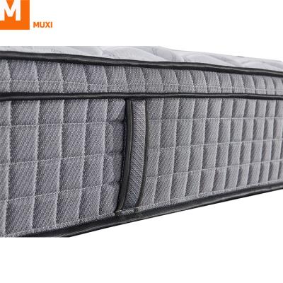 China Hot Selling Comfortable/Strength/Toughness Silver Knitted New Fabric Latex Mattress Set/Box Spring Furniture for sale