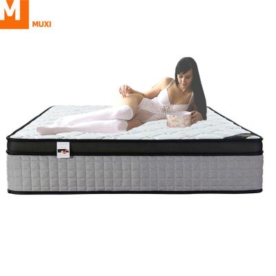 China Bamboo Bed Spring Comfort Mattress King Size Pocket Spring Pillow Top Sleeping Well Comfortable / Strength / Toughness Mattress for sale