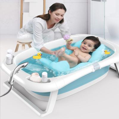 China Foldable Bath Tub Sustainable Baby Infant Infant Bath Cushion For Baby OEM Baby Tub Tubs Set Newborn Plastic for sale