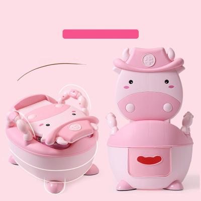 China Luxury Baby Safety Potty Training Toilet For Kids Boys Girls With Double Side Railing for sale