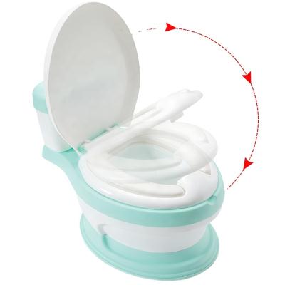 China 2021 New Eco-freindly Potty Training Seat Rises Simulated Toilet For Babies Baby Eco-friendly Potty Chair for sale