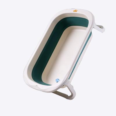 China Eco-friendly Portable Plastic Foldable Adjustable PP Plastic Baby Bathtub For Kids for sale