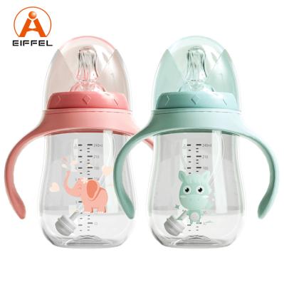 China Safety Comfortable Baby Dining Chair Ilicone Straw Water Drink Bottles For Milk Feeder Set Baby Potato Starter Set A Click Pack Box Baby Bottle for sale