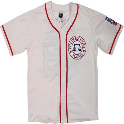 China Rockford Peaches #43 Jimmy Dugan Baseball Jersey Antibacterial Custom Twill Embroidered Movie Town for sale