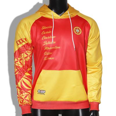 China Custom made unisex oversized orange purple HOODIE sublimation RED YELLOW HOODIE anti-shrink men for sale