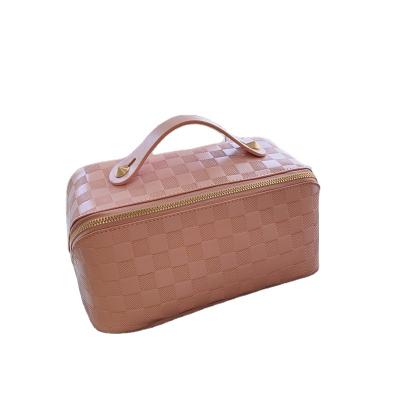 China Professional Organizer Cosmetic Case Women Beauty Bag Makeup Bag Fashion Cosmetic Case Large PU Makeup Cosmetic Bag Cosmetic Cases for sale