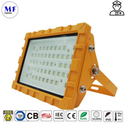 China LED Explosion Proof Light Atex Certified High Power ADC12 Aluminum Housing Zone 1 Zone 2 LNG Gas Station Oil Industry for sale