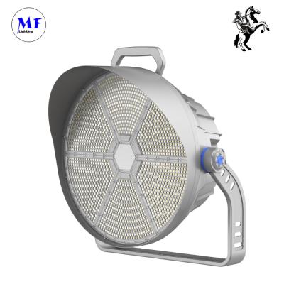 China DC42V 1000W de alta potencia IP66 resistente al agua de caballo luz torre de grúa luz LED de alto mástil luz en venta