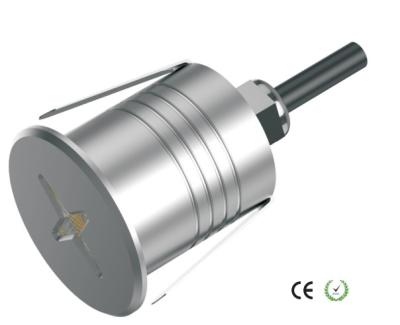 Chine 24V LED Croix étoile lampe enterrée 1W IP67 résistant à l'eau Argent Aluminium 45° Lumière de plancher 12v Deck Spot Lumières à vendre