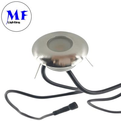 China 1W luz de suelo de jardín LED lámpara de suelo exterior LED IP67 impermeable Mini LED luz de piso subterráneo en venta