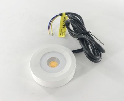 China Silver / White / Black LED Mini Cabinet Lights 200-240V Aluminum LED Mini Down Lamp 3W IP65 Waterproof For Furniture for sale