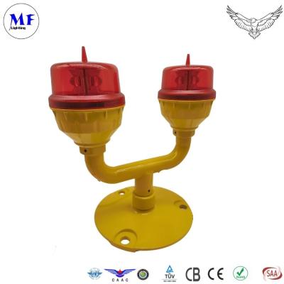 China LED Low Medium High Intensity Single Light Aviation Obstruction Lamp With ICAO ISO 9001 Certificate for sale