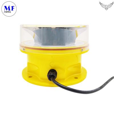 China IP66 LED-licht met middelmatige intensiteit Rood en Wit Dual Aviation Obstruction Light Voor Watertoren Te koop