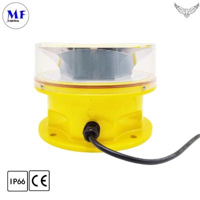 Κίνα DC ((12V, 24V, 48V) Φως εμποδίου αεροπορίας IP66 Ανερόστερος λαμπτήρας διάσωσης για πύργους σήμανσης προς πώληση