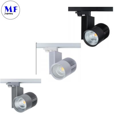 Cina LED Track Light Bianco Nero 15W-45W Con Magnetico Per Store Showroom Soggiorno in vendita