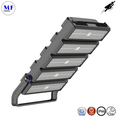 China 1500 Watt Hochleistungs-LED-Stadionleuchten IP68 170lm/w LED Modular Dimmbare Außenbeleuchtung Flutleuchten zu verkaufen