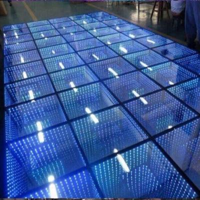 China RGB Wedding Decorations 50*50cm Full Color Lighting Led 3D Stage Floor for sale