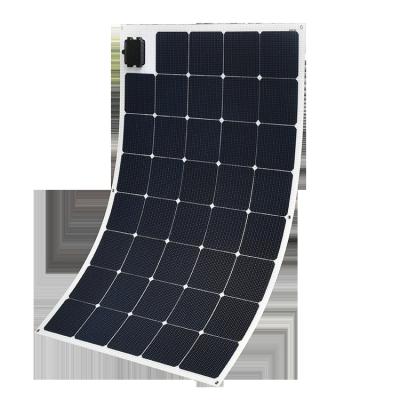 China High Efficiency 175W ETFE Sunpower Flexible Solar Panel 1520*540*3mm for sale