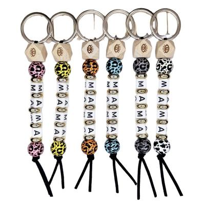 China Wholesale Promotion Cheap Keepsake Gifts For Manufacturers Diy Custom Gifts Handmade Key Chain Wooden Key Indicator With Split Ring Key Chain for sale