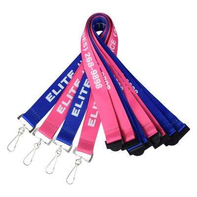 China Durable Lanyard High Quality Polyester Small Batch Sublimation Lanyard Supply Color Lanyard With Custom Logo for sale