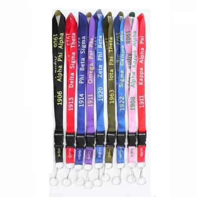 China Hot and Cheap Discount Manufacturer Printed Sublimation Keychain Free Shipping Promotional Gift Tie Custom Polyester Lanyards With Custom Logo for sale