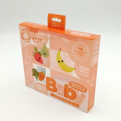 China Shenzhen Recyclable Custom Baby Products Transparent Plastic Printing Transparent Packaging Folding Box for sale