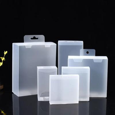 China High Quality Natural Color Frosted PP Recyclable Customized Plastic Packaging Box for sale