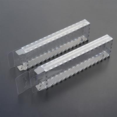 China Crown Box Recyclable Custom Clear Plastic Printed Transparent Folding Packaging Box for sale