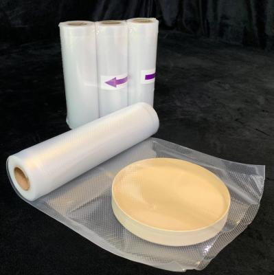 China Plastic Film Vacuum Cool Keeping Transparent Embossed Roll for sale