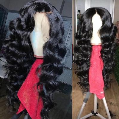 China Loose Wave Drop Shipping 13X4 Hd Thin Lace Wig Preplucked 200 Density Hd Frontal Wig 13 By 6 Hd Transparent Loose Wave Lace Front Wigs for sale