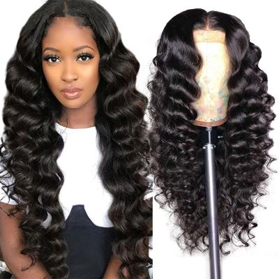 China Loose Deep Wave 180%Density 13X6 40 Inch Color Virgin Hair Natural Loose Deep Wave Lace Frontal Wigs 30 Inch Hd Deep Wave Lace Headband Wig for sale