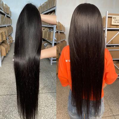 China Wholesale Silky Straight PrePlucked 150% 180% Remy Lace Frontal Human Nigerian Lace Wig Women Lace Front Wig Human Hair Silky Straight Wig for sale