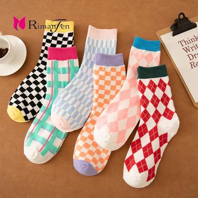 China New Arrival Fashion Hip Hop Sock Cotton Breathable Women Colorful Unisex Athletic Socks for sale