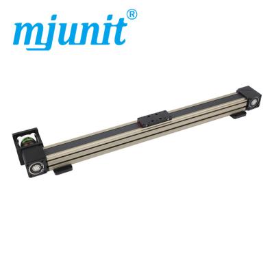 China Hotels\Aluminum Mjunit 45X Roller Guide Slider Alloy High-speed Linear Linear Guide Drive Module Slide Table Linear Shaft 200mm Stroke for sale