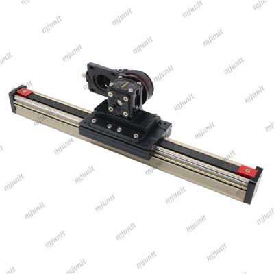 China Hotels mjunit belt synchronous guide rail with XZ axis,module linear sliding table belt manipulator for headset for sale