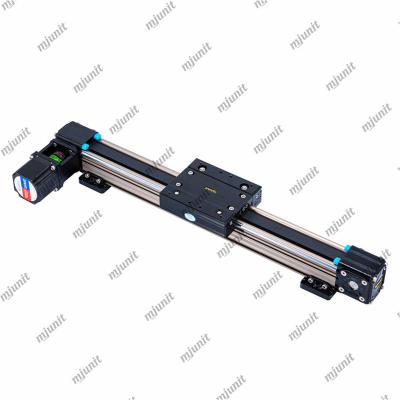 China Hotels mjunit transition and positioning of synchronous belt driven linear guide rail reciprocating sliding table with step or servo motor for sale