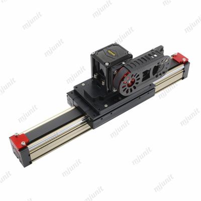 China Hotels mjunit linear module for paint coating,belt synchronous precision linear guide rail xz axis,linear helmet spray painting for sale